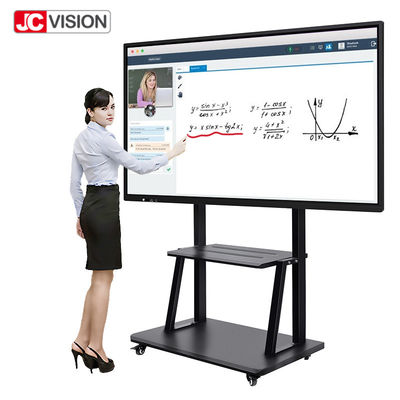 JCVISION Düz Panel Ana Tahta LCD Projeksiyon Ekranları Konferans Sistemi 20 Dokunmatik Etkileşimli Tahta