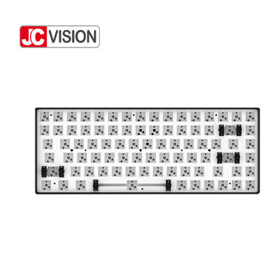 JCVISION 84 Tuşlu Mekanik Klavye Kitleri Anti-Ghosting CNC Metal Alüminyum Çerçeve
