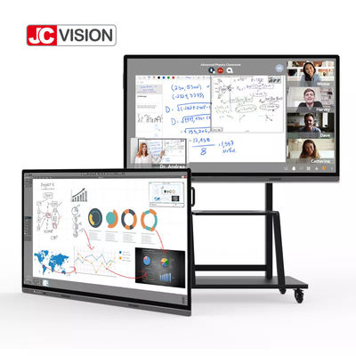 55" - 110" Akıllı Etkileşimli Elektronik Whiteboard Kablosuz Kontrol 20 Nokta Çok Dokunmatik