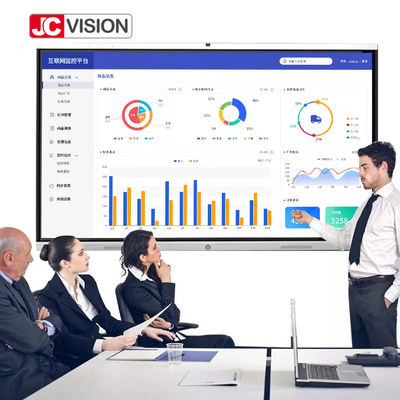 JCVISION Okul 110 inç Akıllı Etkileşimli Whiteboard Dokunmatik Ekran LCD Ekran Bilgisayar İçine Yapılmış