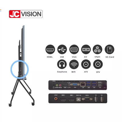 JCVISION Siyah Çerçeve BOE LCD Panel 20IR Dokunmatik İçeride Kamera / Arrory Mikrofon