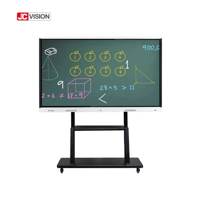 JCVISION 65'' Akıllı Etkileşimli Tahta 20 Dokunma Noktası IR Çoklu Dokunma Monitörü