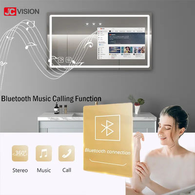 Su Geçirmez Android LED TV Dokunmatik Ekranlı Ekran IP65 Akıllı LED Banyo Aynası