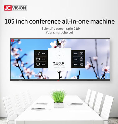 JCVISION Classroom Interactive Whiteboard 105 Inch Android 11 IR 20 Nokta Dokunma