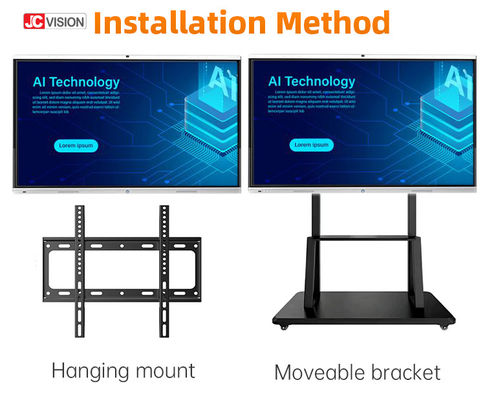 JCVISION 55 Inch Android Akıllı Etkileşimli Tahta Eğitim Sınıf Öğretimi İçin