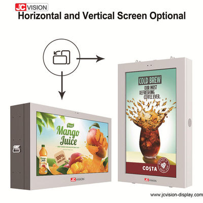 JCVISION 65'' Dış Su geçirmez Dijital İşaret Duvarlı LCD Ekranı