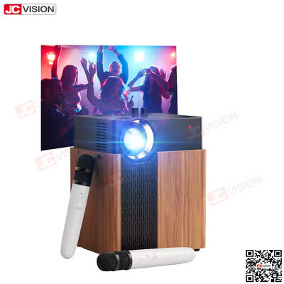 Jcvision Akıllı DLP Projektör Dış Mekan Ev Partisi Karaoke Odası LED 1080P Projektör