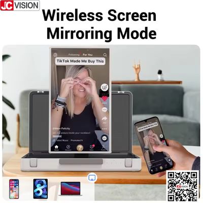 JCVISION 27 " çanta monitörü Dokunmatik Ekran Android 12 Sistem Akıllı ekran çanta