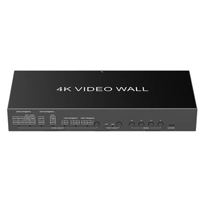 JCVISION 4K Video JCVISION Duvar HDMI2.0 Matris 2 giriş 4 çıkışlı, 2X2 Video duvar çıkışı, kendi kendine uyarlanan Sol/Sağ ses çıkışı