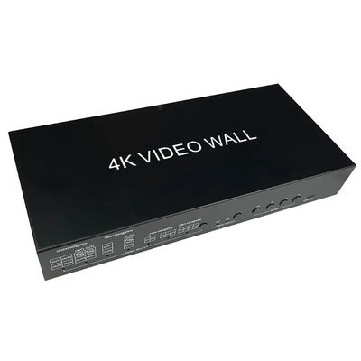 JCVISION 4K Video JCVISION Duvar HDMI2.0 Matris 2 giriş 4 çıkışlı, 2X2 Video duvar çıkışı, kendi kendine uyarlanan Sol/Sağ ses çıkışı