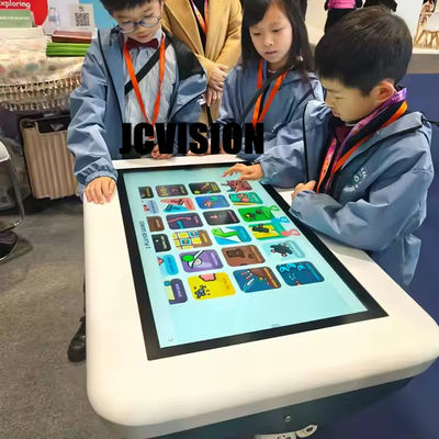 JCVision Master Serisi Çoklu Dokunmatik Ekran AC Gücü 32 inç Çocuklar için Dokunmatik Masa