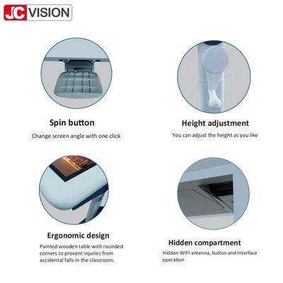 JCVision 32" Büyük Ekranlı Android Akıllı Dokunmatik Eğili Oyun Masası