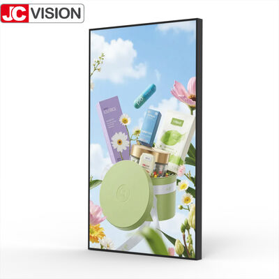 43" High Brightness Wall Mount Light Box Display – 2000 cd/m², E-LED, Android 11 for Storefront & Retail