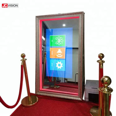 En yeni 55 inç 65 inç Magic Photo Booth Interactive Selfie Mirror