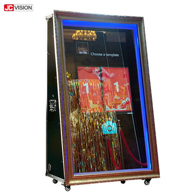 En yeni 55 inç 65 inç Magic Photo Booth Interactive Selfie Mirror