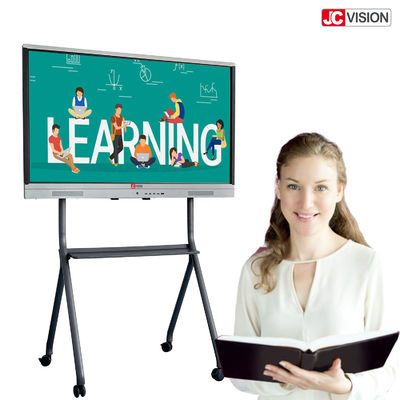 55 inç Akıllı Tahta Etkileşimli Düz Panel, Eğitim için 4K Etkileşimli Panel