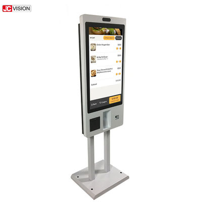 Multi Touchscreen Kiosk Ödeme Makinesi 32 inç Restoran Kendiliğinden Sipariş Sistemi
