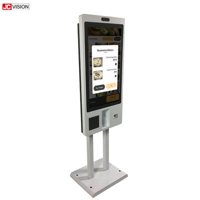 Multi Touchscreen Kiosk Ödeme Makinesi 32 inç Restoran Kendiliğinden Sipariş Sistemi