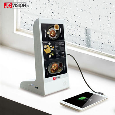 Restoran 1080P HD Masa Üstü Dijital Tabela WiFi Çift Güç Bankası Menüsü