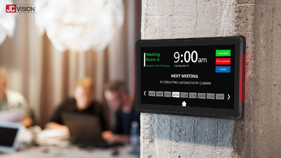 JCVISION Toplantı Odası Ekranları 10.1 İnç NFC Toplantı Odası Dijital Tabela