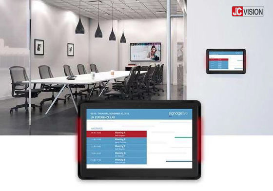 JCVISION Toplantı Odası Ekranları 10.1 İnç NFC Toplantı Odası Dijital Tabela