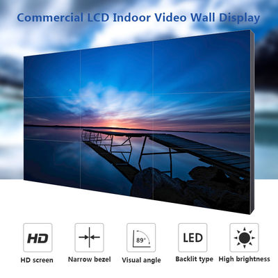Dijital LCD Video Duvar Ekranı Birleştirme Ekranları Ekran 3x3 Video Duvar Kontrol Cihazı 49 inç