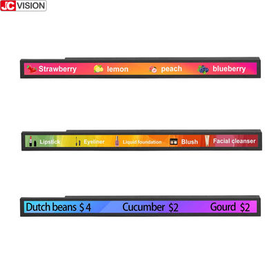 38.5 İnç Taksi Şeridi LCD Reklam Ekranı, Geniş Totem Uzatılmış Bar LCD Monitör