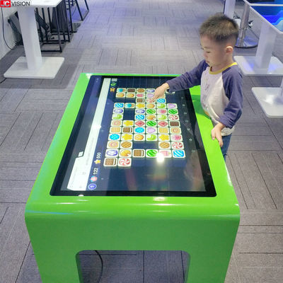 Çocuklar Interaktif Dokunma Masası Çoklu Dokunma Ekran Masası 43 Inch