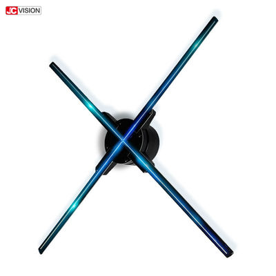 100cm 360 Derece 3D Holografik Ekran Wifi Uygulaması 4 Bıçak