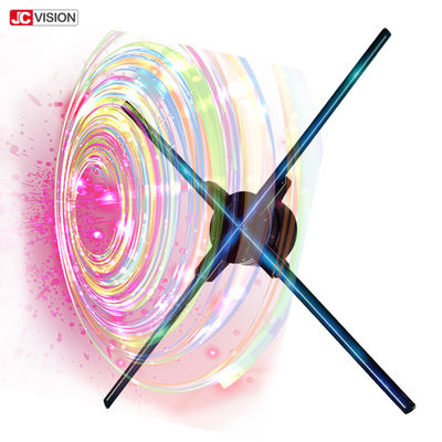 100cm 360 Derece 3D Holografik Ekran Wifi Uygulaması 4 Bıçak