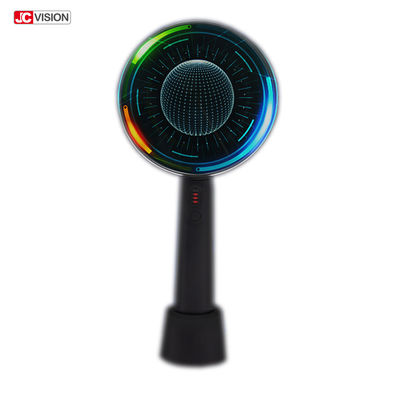 El 3D Holografik Ekran 10cm 3D LED Hologram Fan Ekranı Yüzen Görüntü