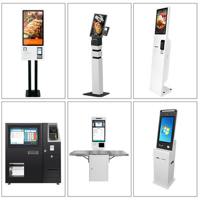 JCVISION Kendine Hizmet Sipariş Kioskleri 24 Inç Kalıcı Metal Kabuklu ve Maksimum Güç Tüketimi 108W
