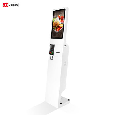 21.5 inç Self Servis Kiosk Dokunmatik Ekran Monitör Kiosk Hızlı Yemek Restoranı İçin
