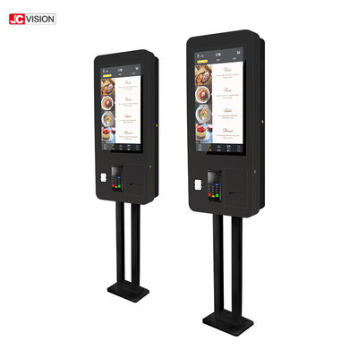 JCVISION Self Servis Kiosk Dokunmatik Ekran Barkod Okuyucu Self Servis Sipariş Kiosku