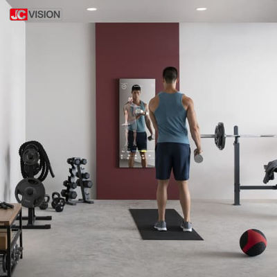 Etkileşimli Sihirli Egzersiz Ayna, Egzersiz Dokunmatik Ekran Fitness Akıllı Ayna