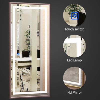 Alüminyum Çerçeve DIY Akıllı Ayna Duvar Dokunmatik Ekran Makyaj Ayna Saç Salonu