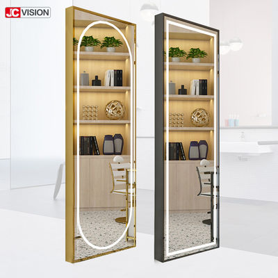 Alüminyum Çerçeve DIY Akıllı Ayna Duvar Dokunmatik Ekran Makyaj Ayna Saç Salonu