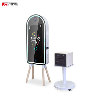 Dokunmatik ekran DIY Akıllı ayna Akıllı ayna Fotoğraf standı düğün için Kiosk