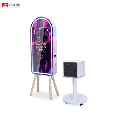 Dokunmatik ekran DIY Akıllı ayna Akıllı ayna Fotoğraf standı düğün için Kiosk