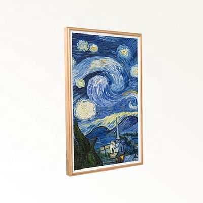 JCVISION LCD Dijital Fotoğraf Çerçevesi 32 Inç Elegant Sanat Duvarlı Dijital Fotoğraf Çerçevesi