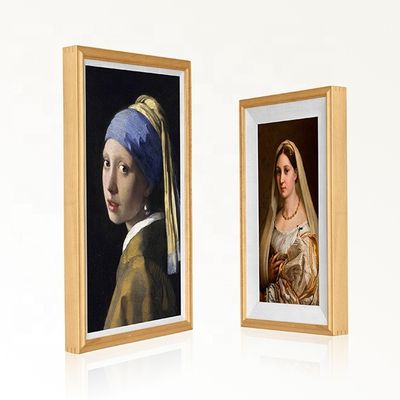JCVISION LCD Dijital Fotoğraf Çerçevesi 32 Inç Elegant Sanat Duvarlı Dijital Fotoğraf Çerçevesi