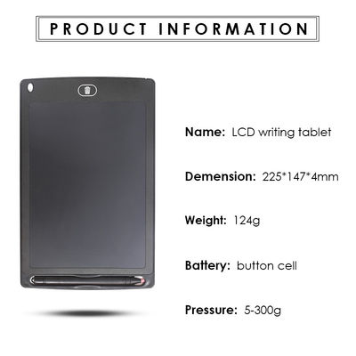JCVISION Elektronik LCD Yazı Tahtası 8.5 inç Tablet Çizim Tahtası 14.5cm*22cm