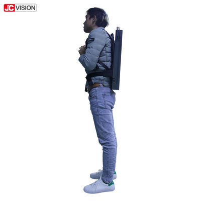 700nits 26000mA Lcd Walking Mobile Billboard 22 Inch