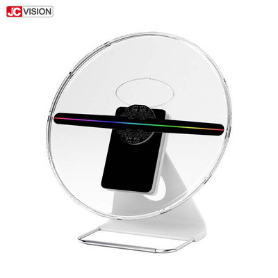 30W 3D Holografik Led Fan Ekran Uygulama Kontrolü 500cd/m2
