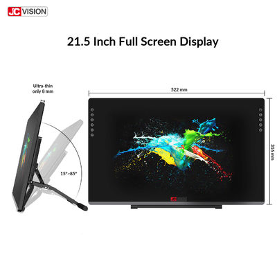 21.5 Inç Tam Laminasyonlu Kalem LCD Yazma Tahtası 8192 Basınçlı Parlama Karşıtı