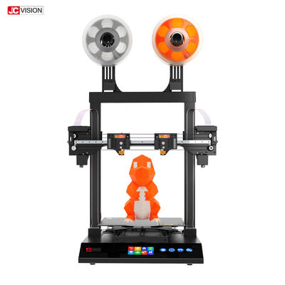 JCVISION PLA Masaüstü Çift Ekstrüder 3D Yazıcı 400W İki nozel