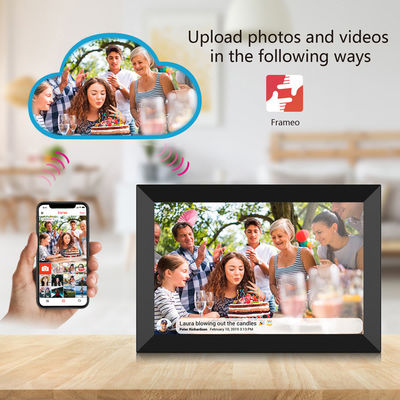 JCVISION JC-FRAME DİJİTAL FOTOĞRAF ÇERÇEVESİ 10.1 İnç Wifi Android Fotoğraflar Videolar Dijital Fotoğraf Çerçevesi