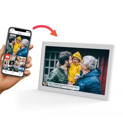 JCVISION JC-FRAME DİJİTAL FOTOĞRAF ÇERÇEVESİ 10.1 İnç Wifi Android Fotoğraflar Videolar Dijital Fotoğraf Çerçevesi