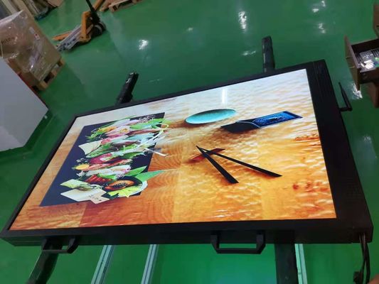 Yüksek Parlaklık 49 inç Şeffaf LCD Ekran Pencere Ekran İşareti
