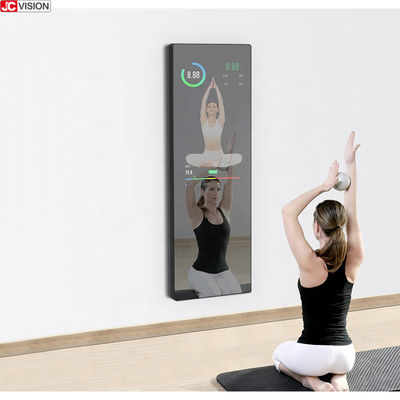 LCD Ekran 43 inç Kendin Yap Akıllı Ayna Akıllı Ev Spor Salonu Yoga Fitness İçin